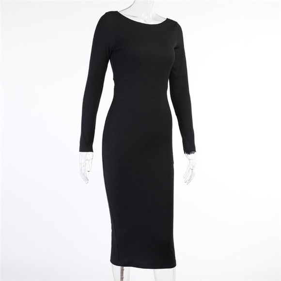 Miami vibe sexy back long dress - Picture 7 of 7